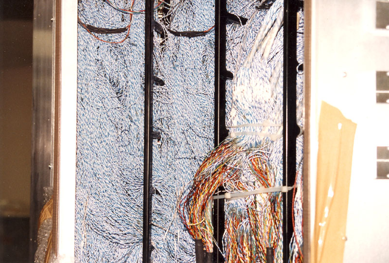 Cray Y-MP backplane wiring