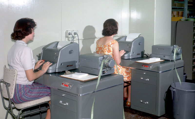 GE-225 Paper Tape Preparation