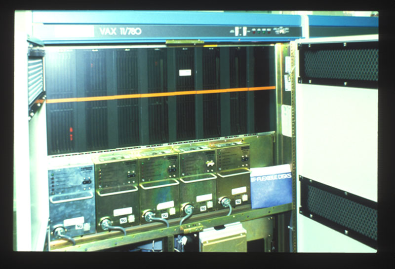 VAX-11-780 with cabinet open
